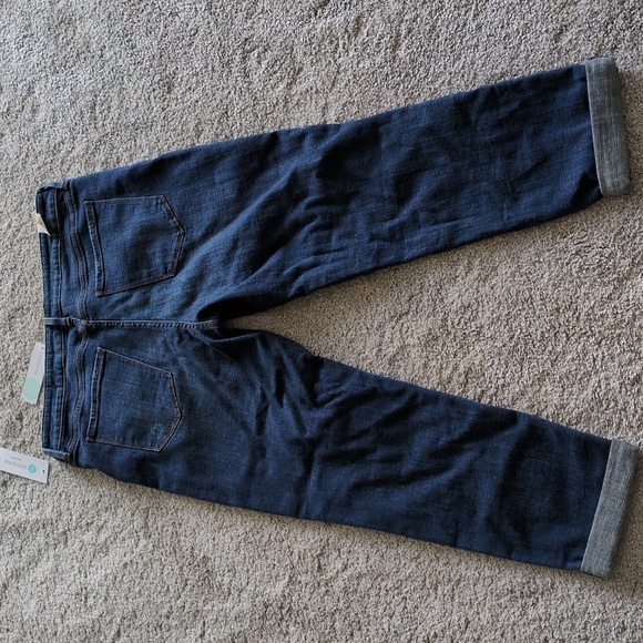 NWT Cosmic Blue Love Adrianne Distressed Boyfriend Jeans Size 14 - Picture 5 of 6